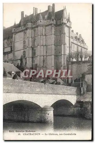 Cartes postales Chateaudun Le Chateau ses Contreforts