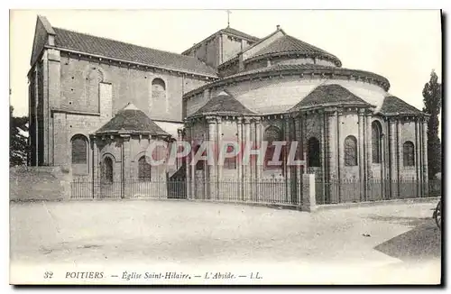 Cartes postales Poitiers Eglise Saint Hilaire L'Abside