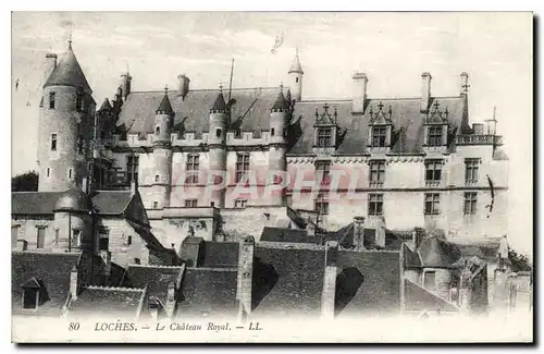 Cartes postales Loches Le Chateau Royal