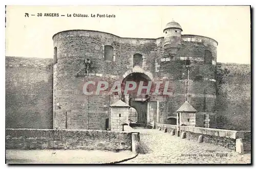 Cartes postales Angers Le Chateau le Pont Levis