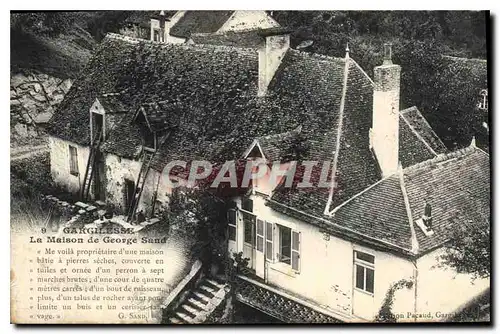 Ansichtskarte AK Gargilesse La Maison de George Sand