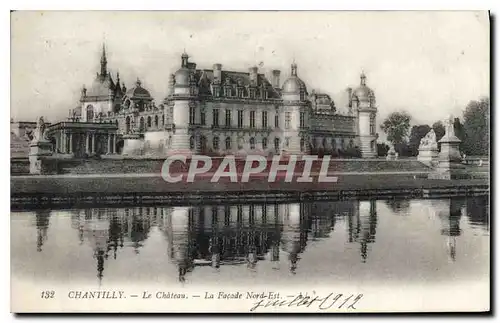 Cartes postales Chatilly Le Chateau la Facade Nord Est