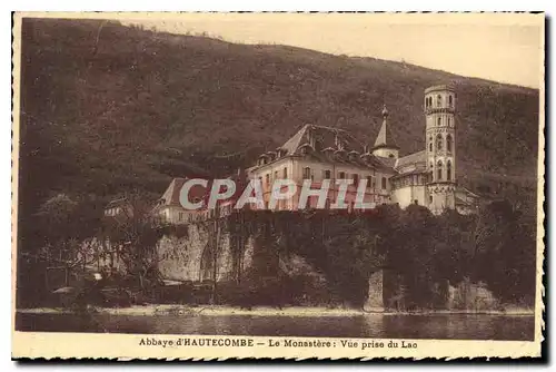 Ansichtskarte AK Abbaye d'Hautecombe Le Monastere Vue prise du Lac