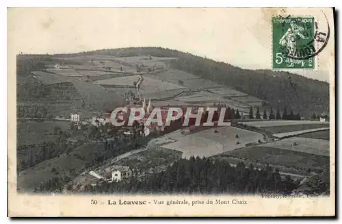 Ansichtskarte AK Louvesc Vue generale prise du Mont Chaix