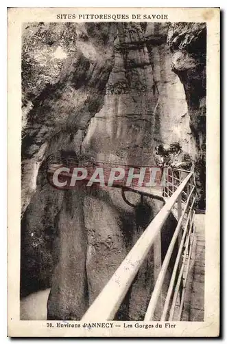 Ansichtskarte AK Environs d'Annecy Les Gorges du Fier