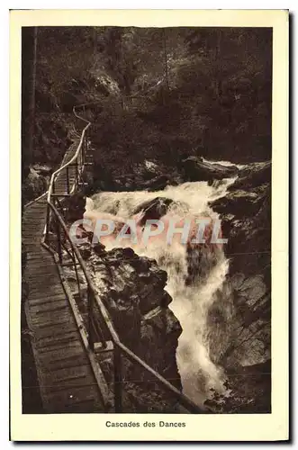 Ansichtskarte AK Cascades des Danses Gorges de la Diosaz Une merveille de la Nature Servoz (Alt 814 m) pres Chamo