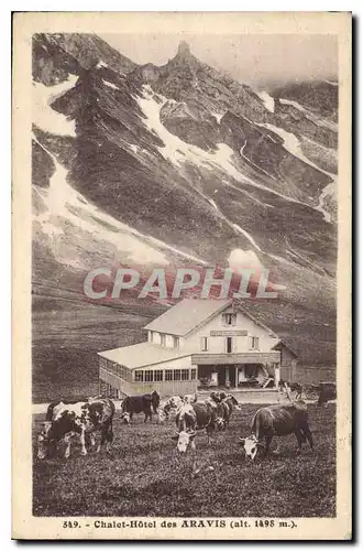 Cartes postales Chalet Hotel des Aravis (alt 1498 m) Vaches