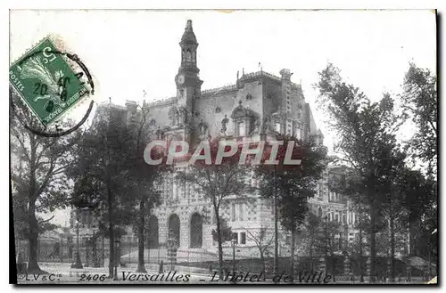 Cartes postales Versailles L'Hotel de Ville