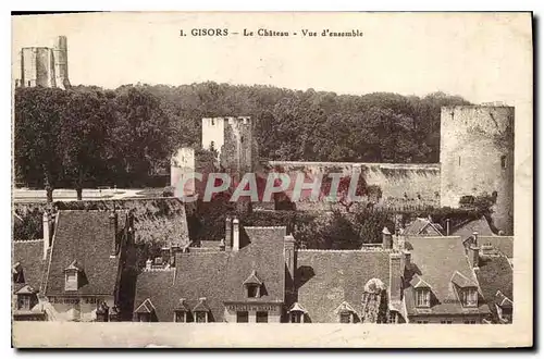 Cartes postales Gisors Le Chateau Vue d'ensemble