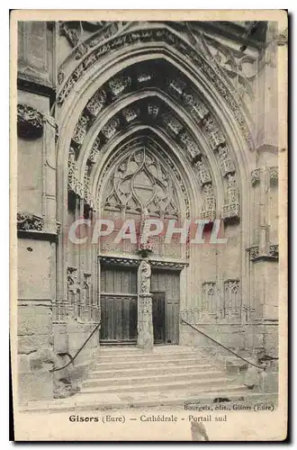 Cartes postales Gisors (Eure) Cathedrale Portail sud