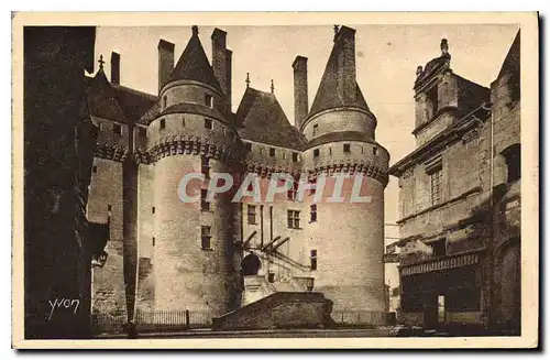 Cartes postales La Douce France Chateaux de la Loire Chateau de Langeais