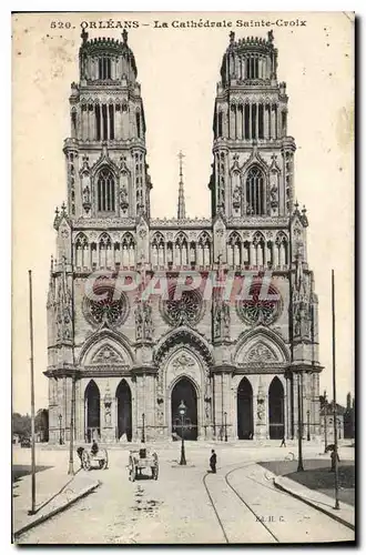 Cartes postales Orleans La Cathedrale Sainte Croix