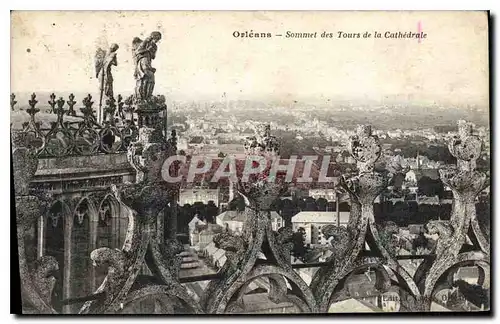Cartes postales Orleans Sommet des Tours de la Cathedrale