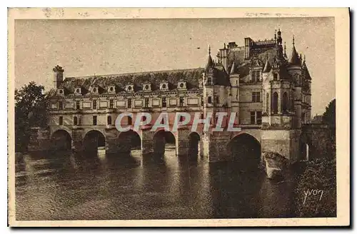 Cartes postales La Douce France Chateaux de la Loire Chateau de Chenoceaux Facade Nord Est