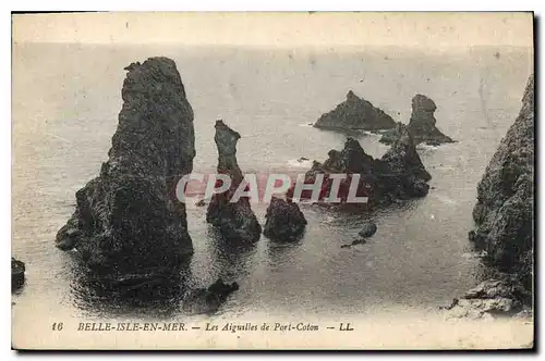 Ansichtskarte AK Belle Isle en Mer Les Aiguilles de Port Coton