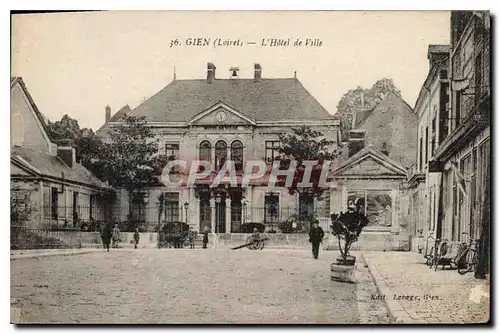 Cartes postales Gien (Loiret) L'Hotel de Ville