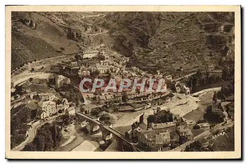 Cartes postales Sainte Enimie Vue d'ensemble