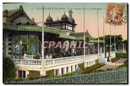 Ansichtskarte AK Les Sables D'Olonne Le Casino et la Terrasse