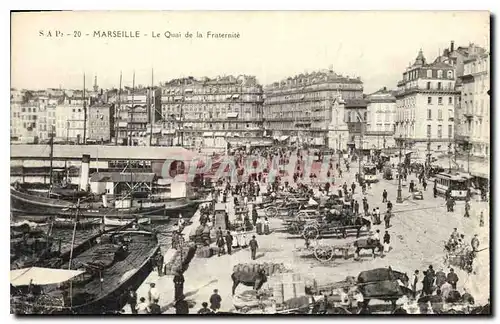 Cartes postales Marseille Le Quai de la Fraternite