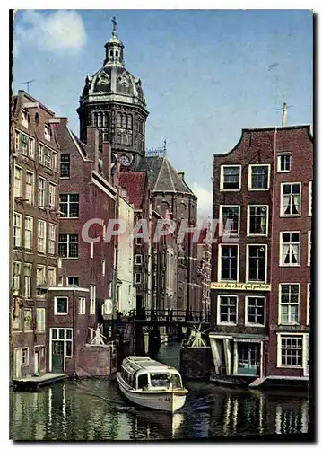 Cartes postales Vieil Amsterdam La petite ecluse