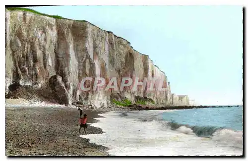 Cartes postales Ault Onival (Somme) Les falaises en direction du Treport