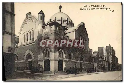 Cartes postales Paris Eglise Saint Dominique