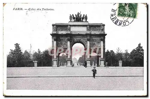 Cartes postales Paris L'Arc de Tuileries