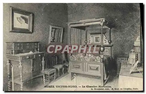 Ansichtskarte AK Musee Victor Hugo La Chambre Mortuaire