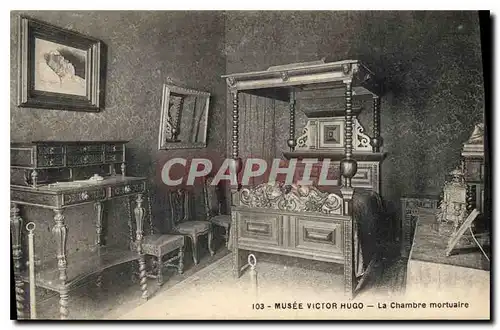 Cartes postales Musee Victor Hugo La Chambre Mortuaire