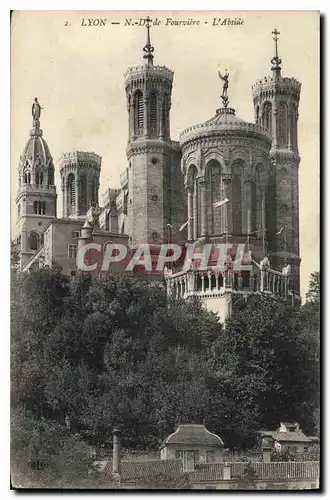 Cartes postales Lyon N D de Fourviere L'Abside