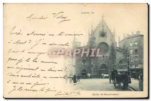 Cartes postales Lyon Eglise St Bonaventure