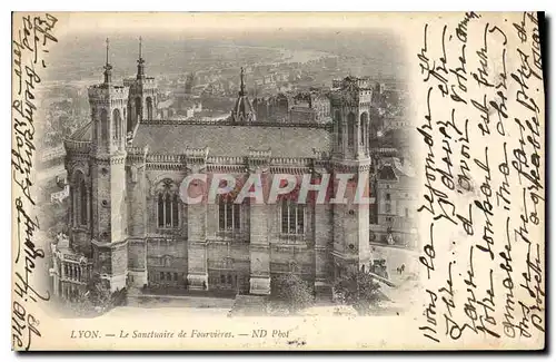 Cartes postales Lyon Le Sanctuaire de Fourviere