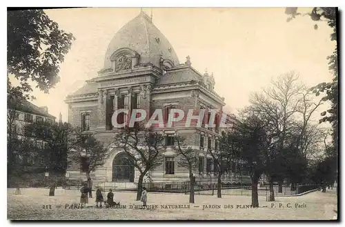 Cartes postales Paris La Meseum d'Histoire Naturelle Jardin des Plantes