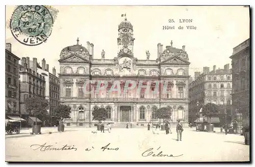 Cartes postales Lyon Hotel de Ville