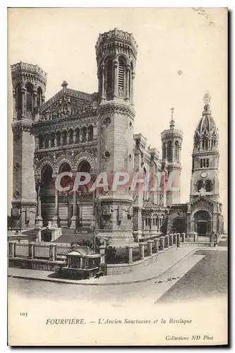 Ansichtskarte AK Lyon L'Ancien Sanctuaire et la Basilique