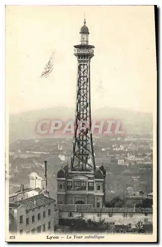 Cartes postales Lyon Tour Metallique