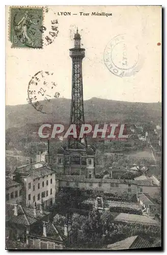 Cartes postales Lyon Tour Metallique