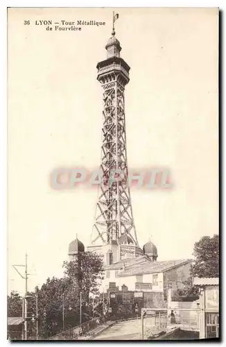 Cartes postales Lyon Tour Metallique de Fourviere