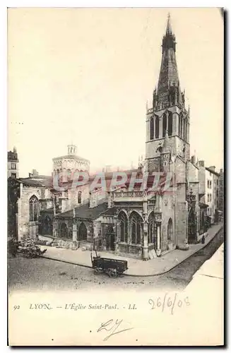 Ansichtskarte AK Lyon L'Eglise Saint Paul