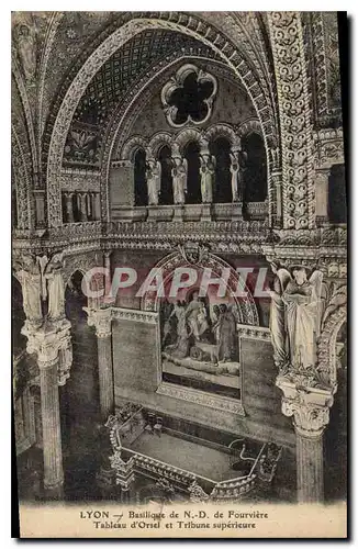 Ansichtskarte AK Lyon Basilique de N D de Fourviere Tableau d'Orsel et Tribune supeireur