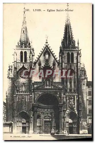 Cartes postales Lyon Eglise Saint Nizier