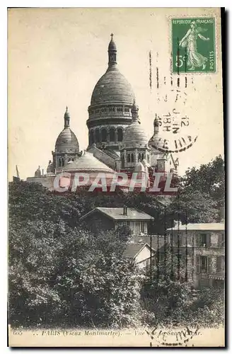 Ansichtskarte AK Paris (Vieux Montmartre) Vue sur La Saonr