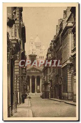 Ansichtskarte AK Paris en Flanant Le Sacre Coeur vu de la Rue Lafitte