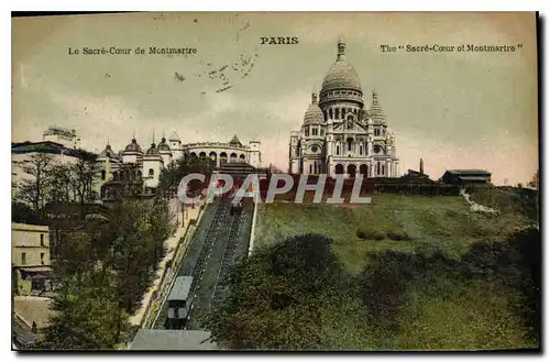 Cartes postales Paris Le Sacre Coeur de Montmartre