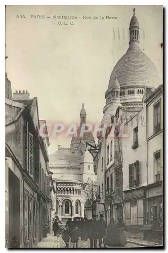 Ansichtskarte AK Paris Montmartre Rue de la Barre