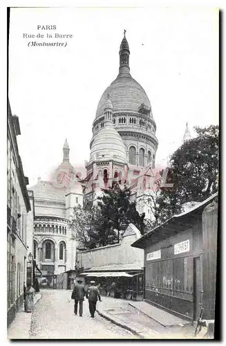 Ansichtskarte AK Paris Rue de la Barre (Montmartre)