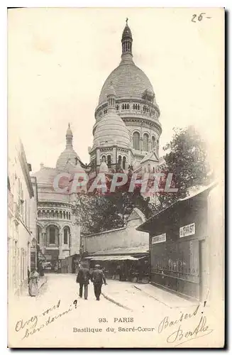 Cartes postales Paris Basilique du Sacre Coeur