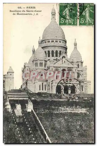 Cartes postales Montmartre Basilique du Sacre Coeur de Montmartre