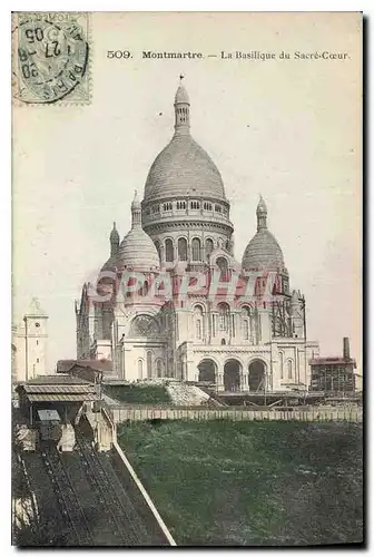 Cartes postales Montmartre La Basilique du Sacre Coeur