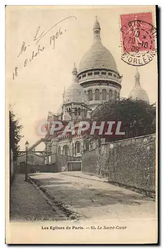 Ansichtskarte AK Les Eglises de Paris Le Sacre Coeur